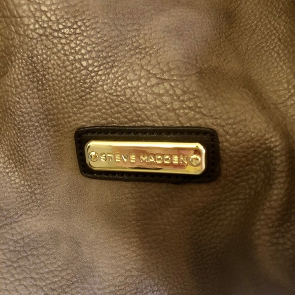 Taupe/Gold Steve Madden Shoulder Bag - Picture 2 of 6